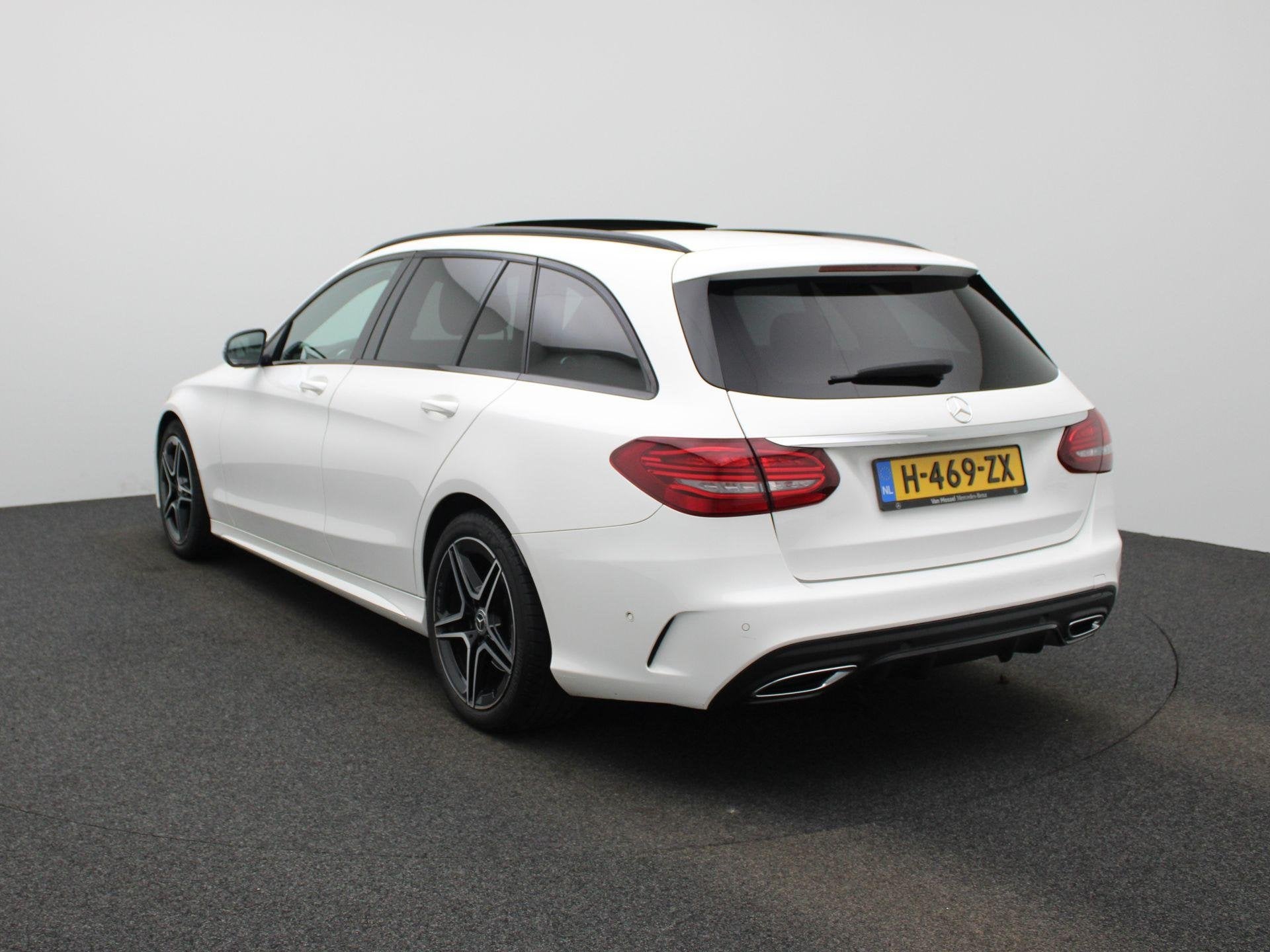 Mercedes-Benz C-klasse Estate 200 Business Solution AMG | Au, Auto's, Automaat, 12 maanden, 4 cilinders, Wit