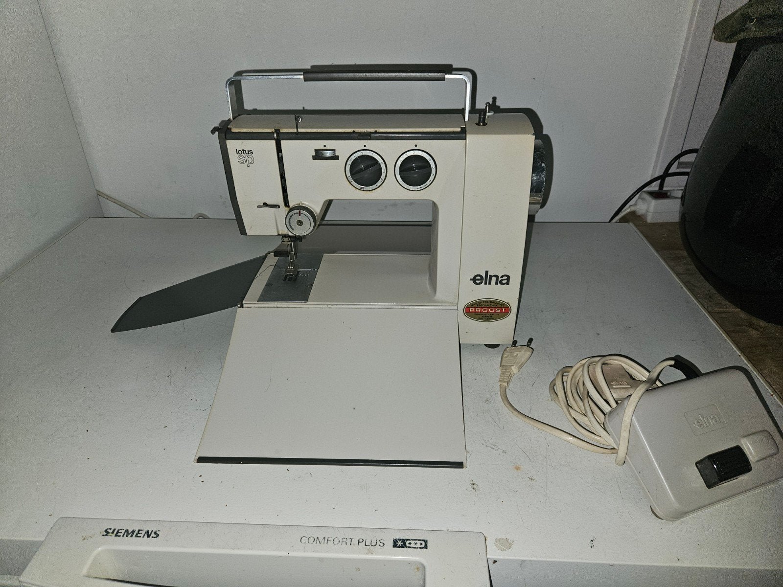 Vintage naaimachine, Ophalen of Verzenden, Gebruikt, Naaimachine, Overige merken