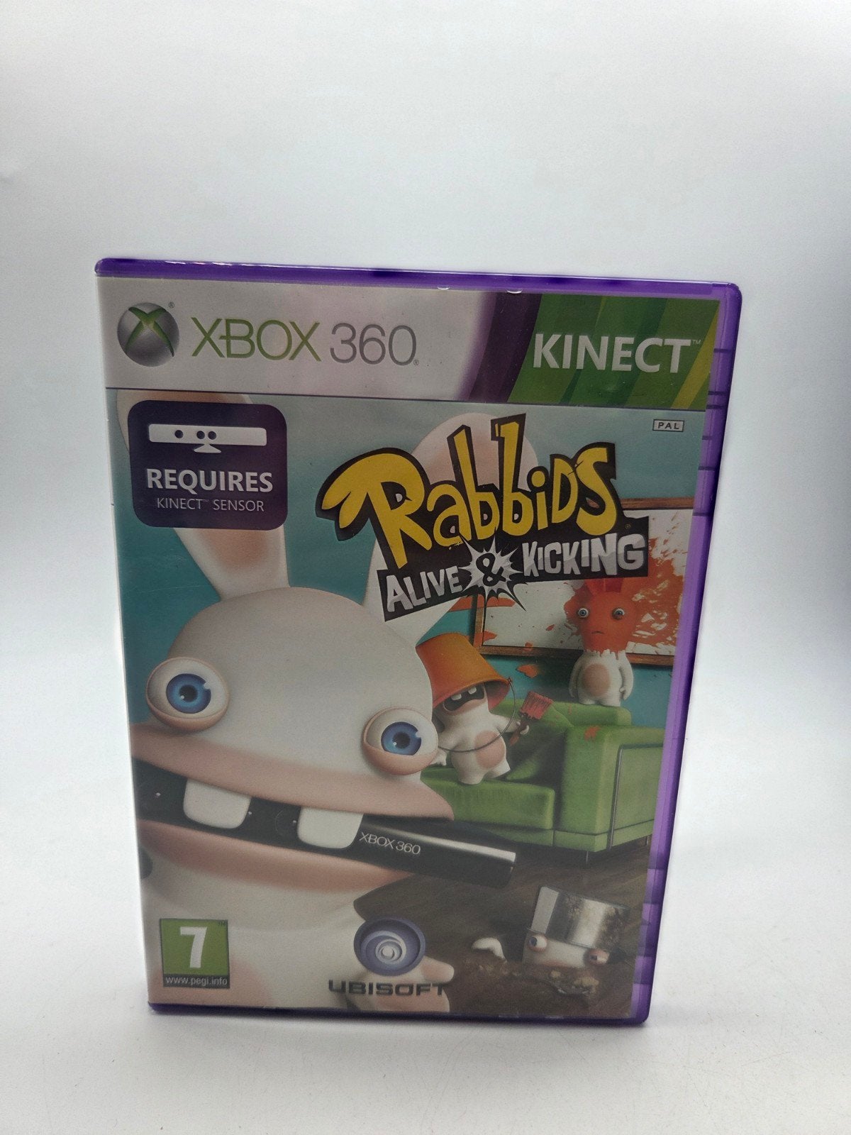 Rabbids Alive & Kicking - Xbox 360 Kinect Game, Eén computer, Ophalen of Verzenden, Zo goed als nieuw, 3 spelers of meer