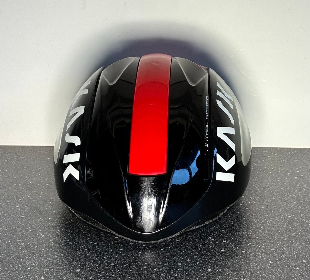 KASK Infinity fietshelm en Air Control systeem (Goede staat), Fietsen en Brommers, Gebruikt, L, Heer of Dame, Kask