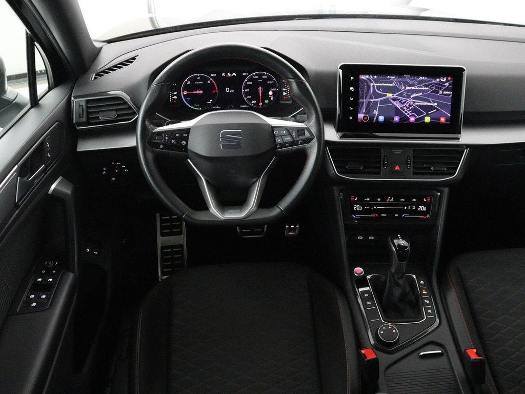 SEAT Tarraco 1.4 TSI e-Hybrid PHEV FR | SOH 89,3% | Stoelver, Stof, 4 cilinders, Zwart, Hybride Elektrisch/Benzine