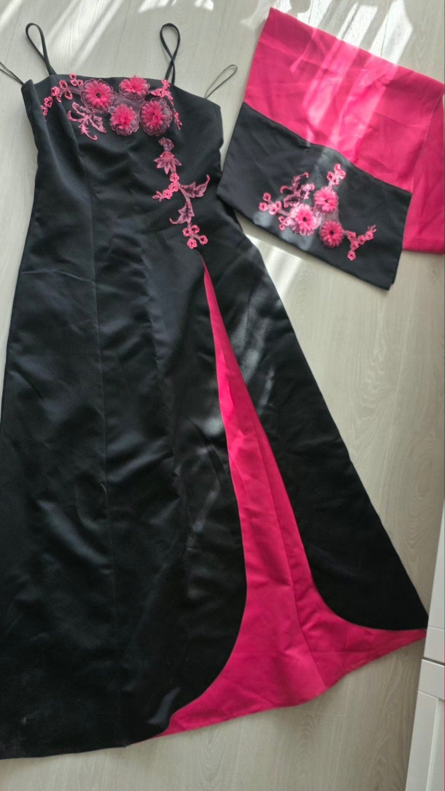 avondjurk, Kleding | Dames, Ophalen of Verzenden, Zo goed als nieuw, Blauw, Galajurk