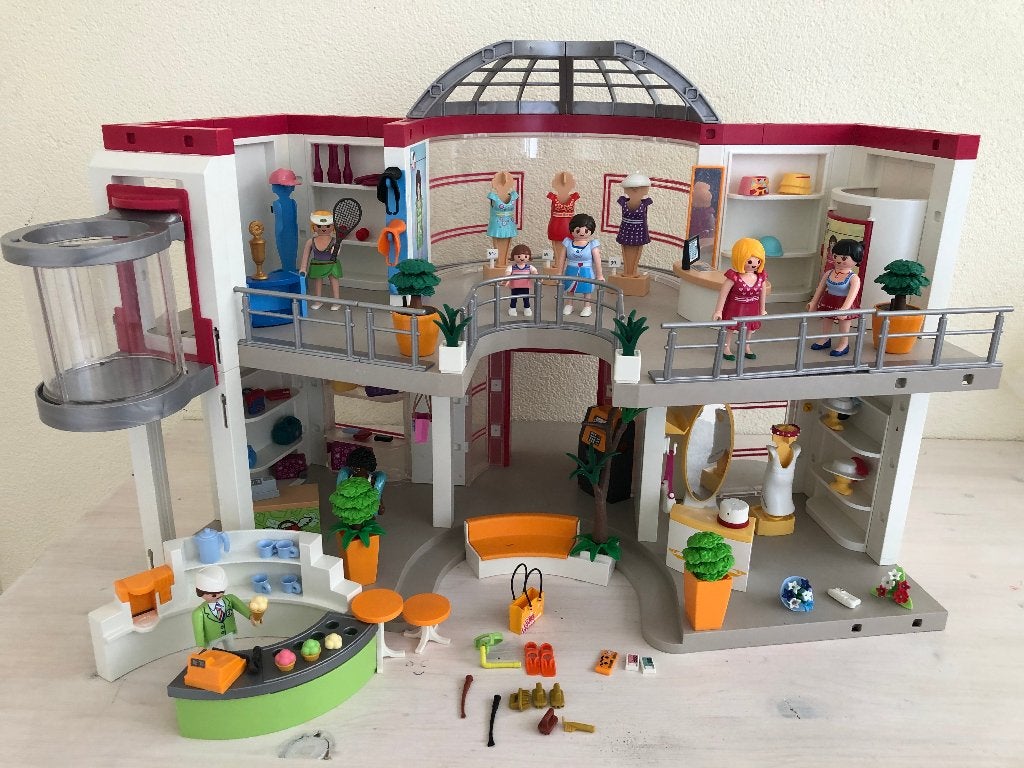 playmobil winkelcentrum 5485, Gebouw, Complete set, Ophalen of Verzenden, Zo goed als nieuw
