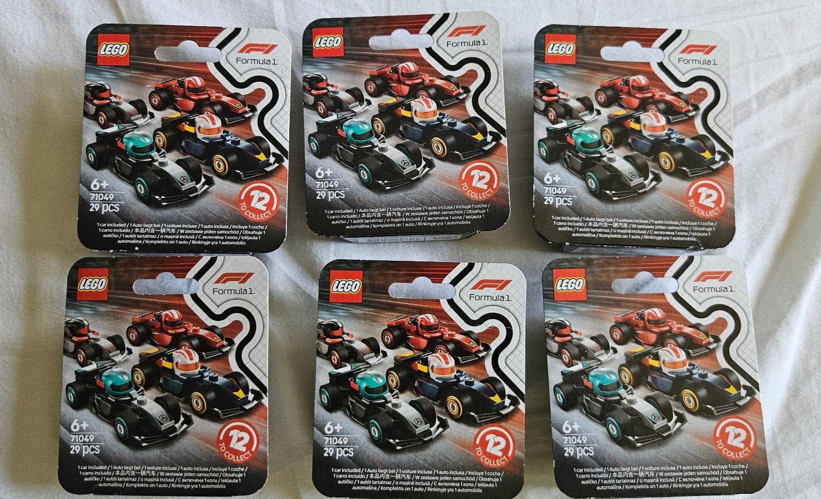 LEGO Formule 1 Auto Mystery Blind Box - Set van 6, Ophalen of Verzenden