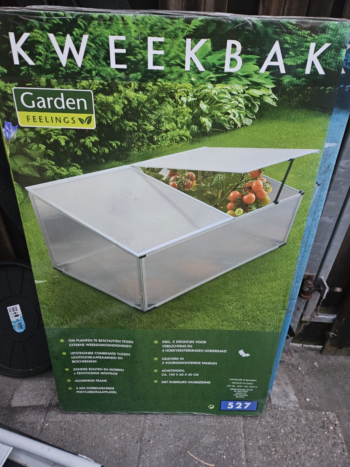 2 Nieuwe Kweekbakken 100x60x40 cm - Ideaal voor planten, Ophalen, Nieuw, Kweekbak