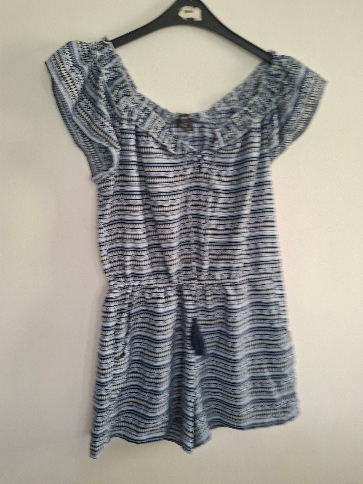Nieuw broekjurkje mt 38 - Zomerse Playsuit, Maat 38/40 (M), Blauw, Nieuw, Ophalen of Verzenden