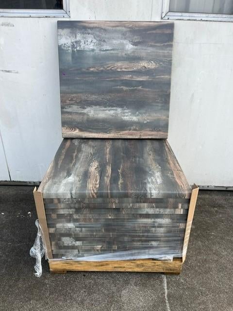 3 outdoor nieuwe horeca terras tafelbladen werzalit 80x80, Ophalen, Nieuw