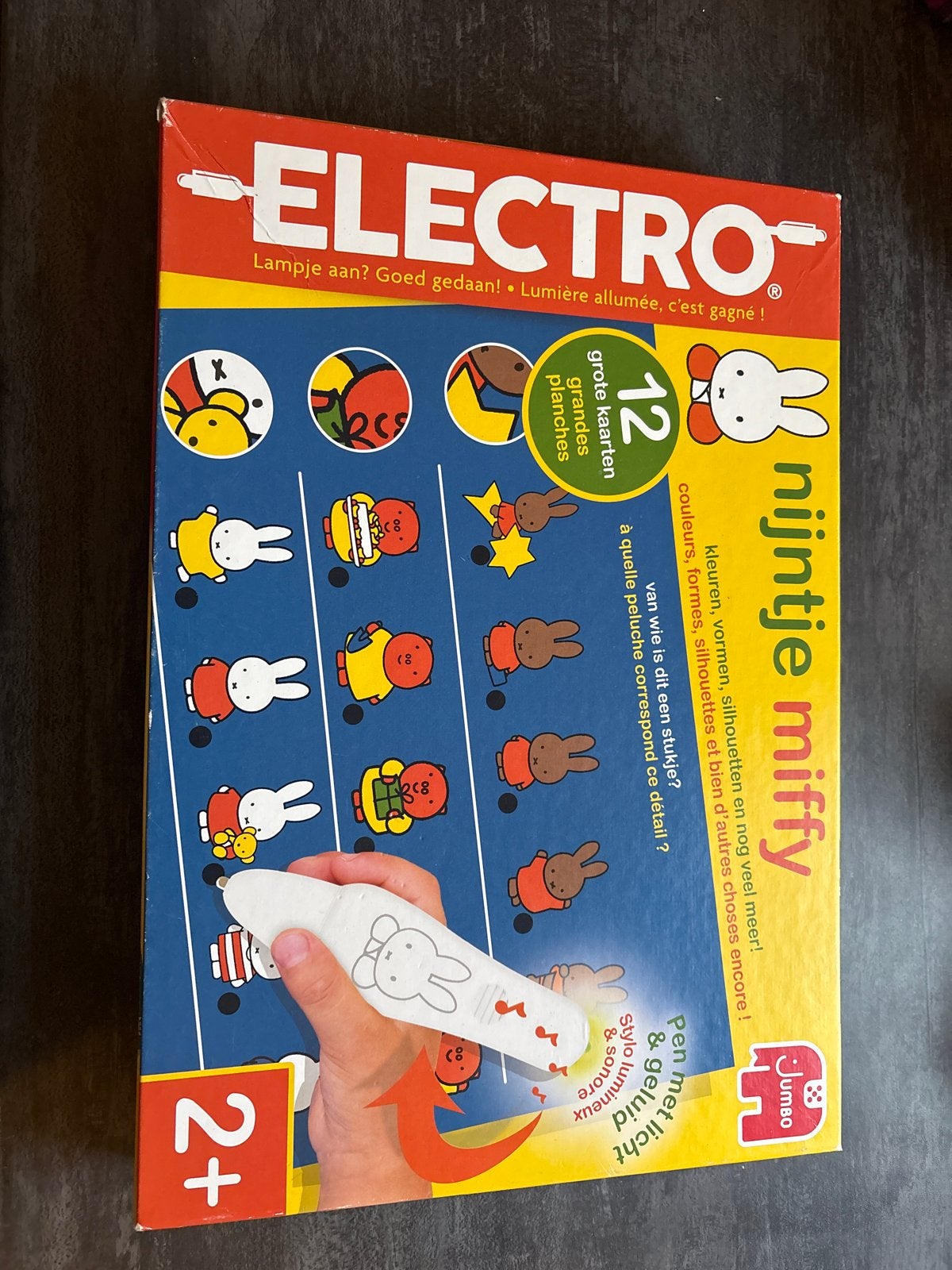 Nijntje Electro spel met licht en geluid, Ophalen, Gebruikt, Ontdekken, Met licht