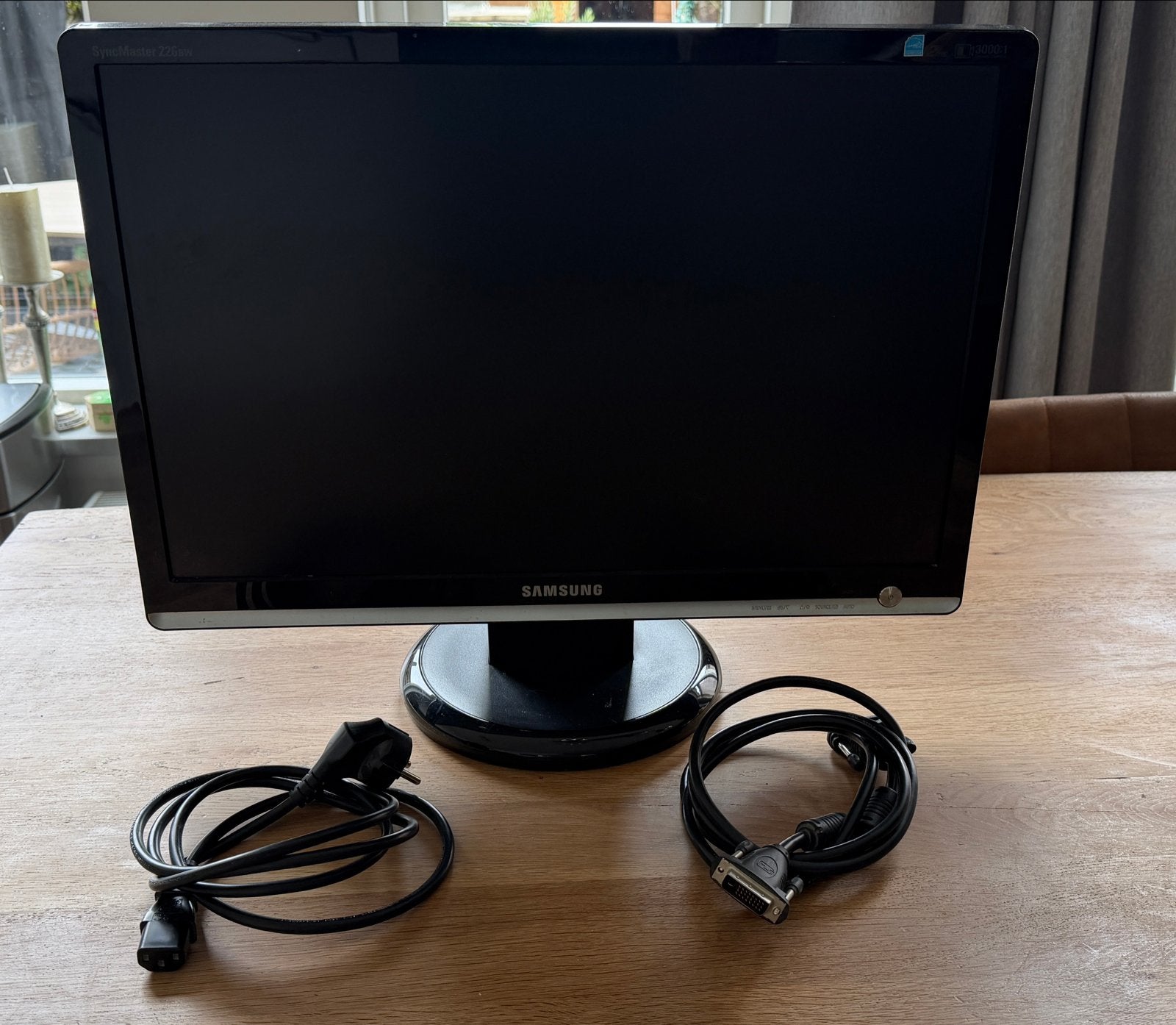 Samsung SyncMaster 226BW Monitor - 22 inch, Computers en Software, Ophalen, Gebruikt, Overige typen, 1 tot 2 ms