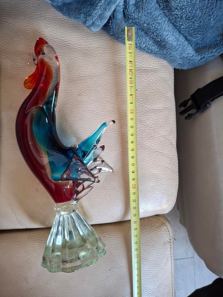 Vintage Murano Glazen Haan - Verzamelobject, Ophalen