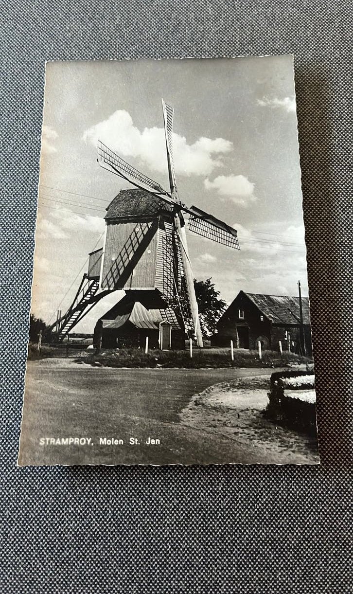 Stramproy Molen St Jan, Ophalen of Verzenden, 1960 tot 1980, Ongelopen, Noord-Brabant
