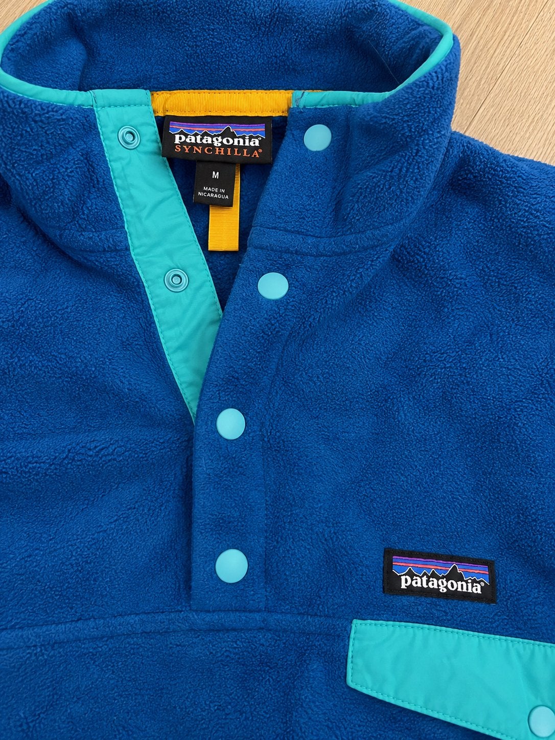 Patagonia Synchilla Snap-T Fleece M - Blauw/Turquoise, Patagonia Europe Coöperatief U.A., Verzenden, Directsales.europe@patagonia.com