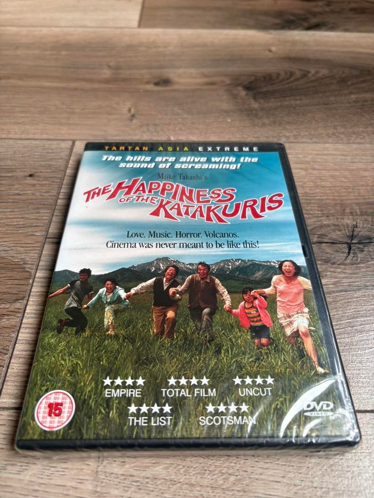 The Happiness of the Katakuris *Nieuw in plastic* M. takashi, Cd's en Dvd's, Dvd's | Filmhuis, Ophalen of Verzenden, Zo goed als nieuw