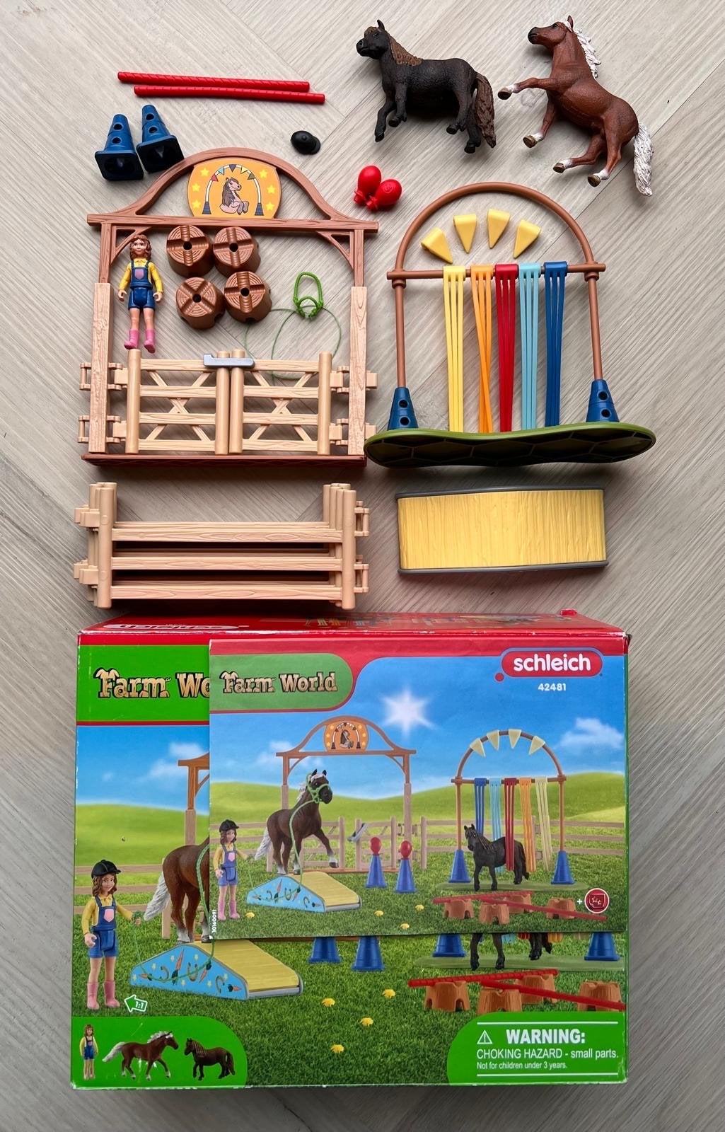 Schleich Farm World behendigheidstraining 42481, Ophalen, Zo goed als nieuw, Jongen of Meisje
