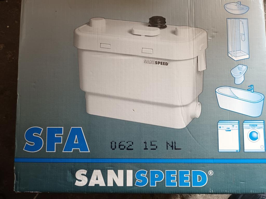SFA Sanispeed vuilwaterpomp - gebruikt, Ophalen, Nieuw, Overige typen