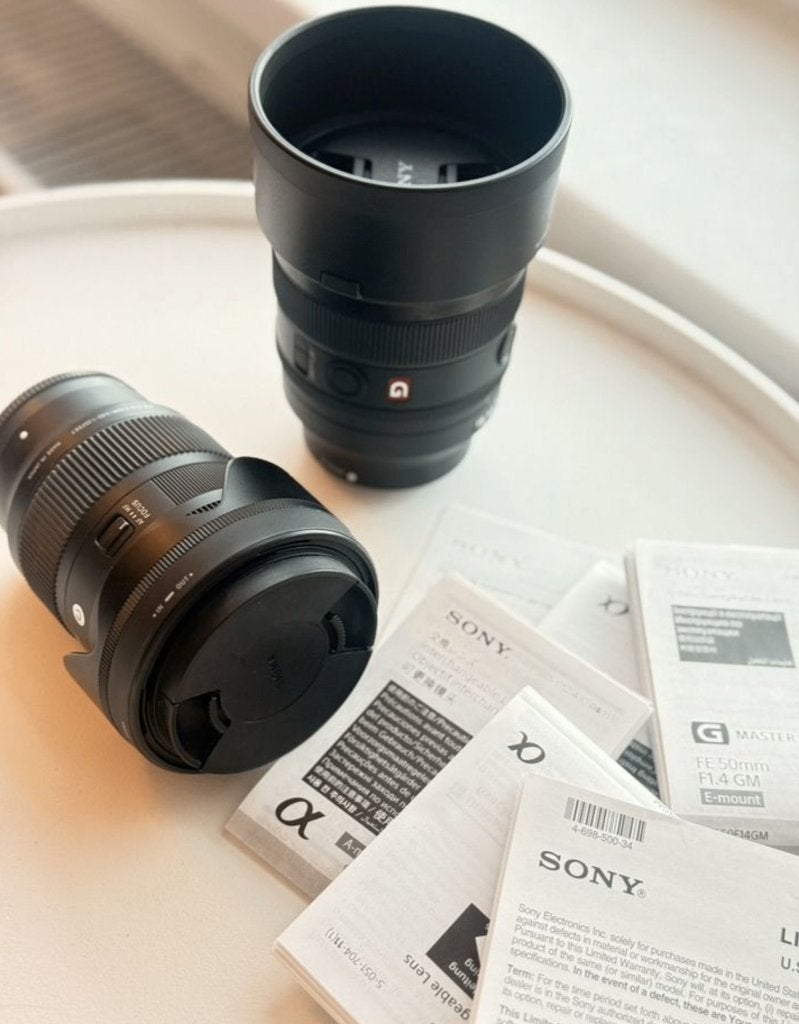 Sony FE 50mm f/1.4 GM + Sigma 28-70mm f/2.8 DG DN, Audio, Tv en Foto, Fotografie | Lenzen en Objectieven, Sony E-mount, Sony, Handmatige focus