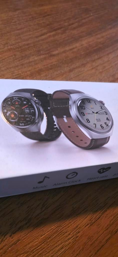 Nieuwe Smartwatch met extra bandjes, Zwart, Ophalen of Verzenden, Waterdicht, Stappen