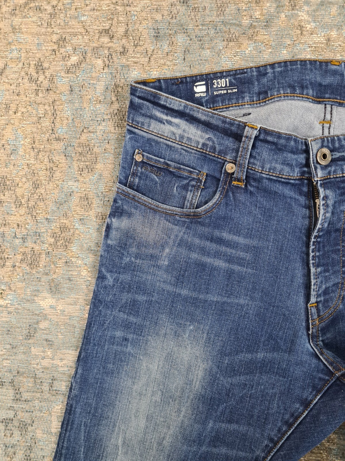 G-Star 3301 Super Slim W31 L34 Skinny STRETCH Bronno3134

Ta, G-Star Raw, https://www.g-star.com/nl_nl/customer-service, W32 (confectie 46) of kleiner