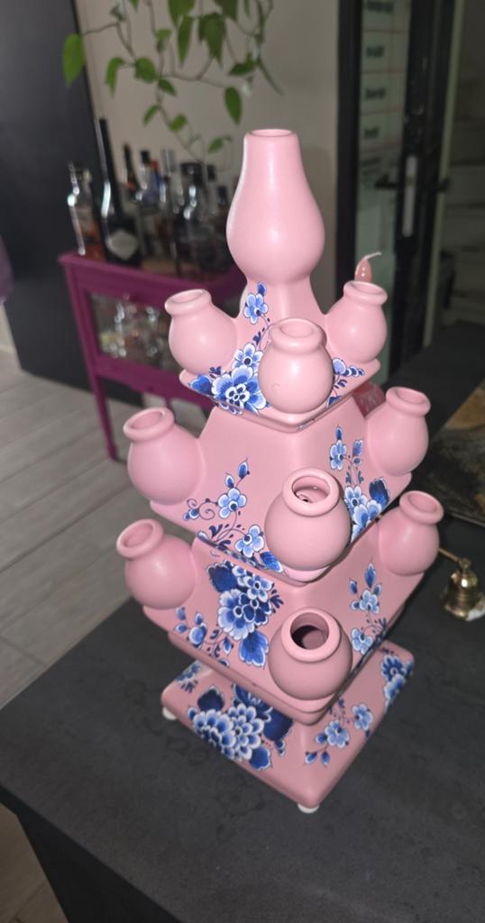 Heijnen stapelgekte vaas tulpenvaas, Ophalen, Overige kleuren, Minder dan 50 cm, Glas
