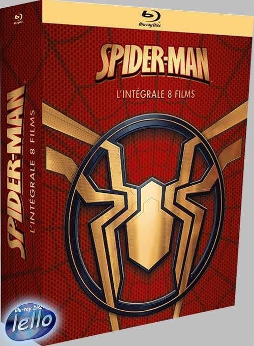Blu-ray: Spider-Man: 8-Film Collection (2002-2021) FR NLO, Cd's en Dvd's, Blu-ray, Ophalen of Verzenden, Nieuw in verpakking, Actie