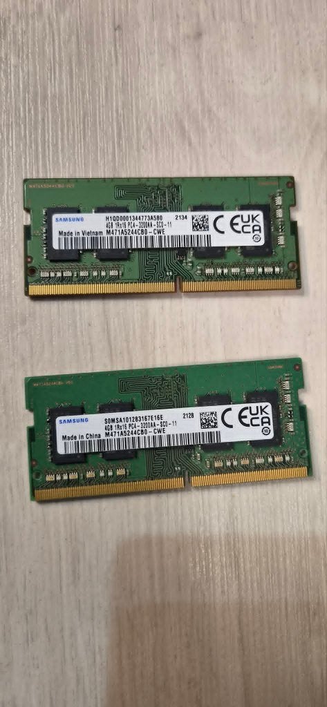Samsung DDR4 Laptop RAM 2x4GB (8GB totaal), Computers en Software, RAM geheugen, DDR4, 8 GB, Ophalen of Verzenden, Zo goed als nieuw