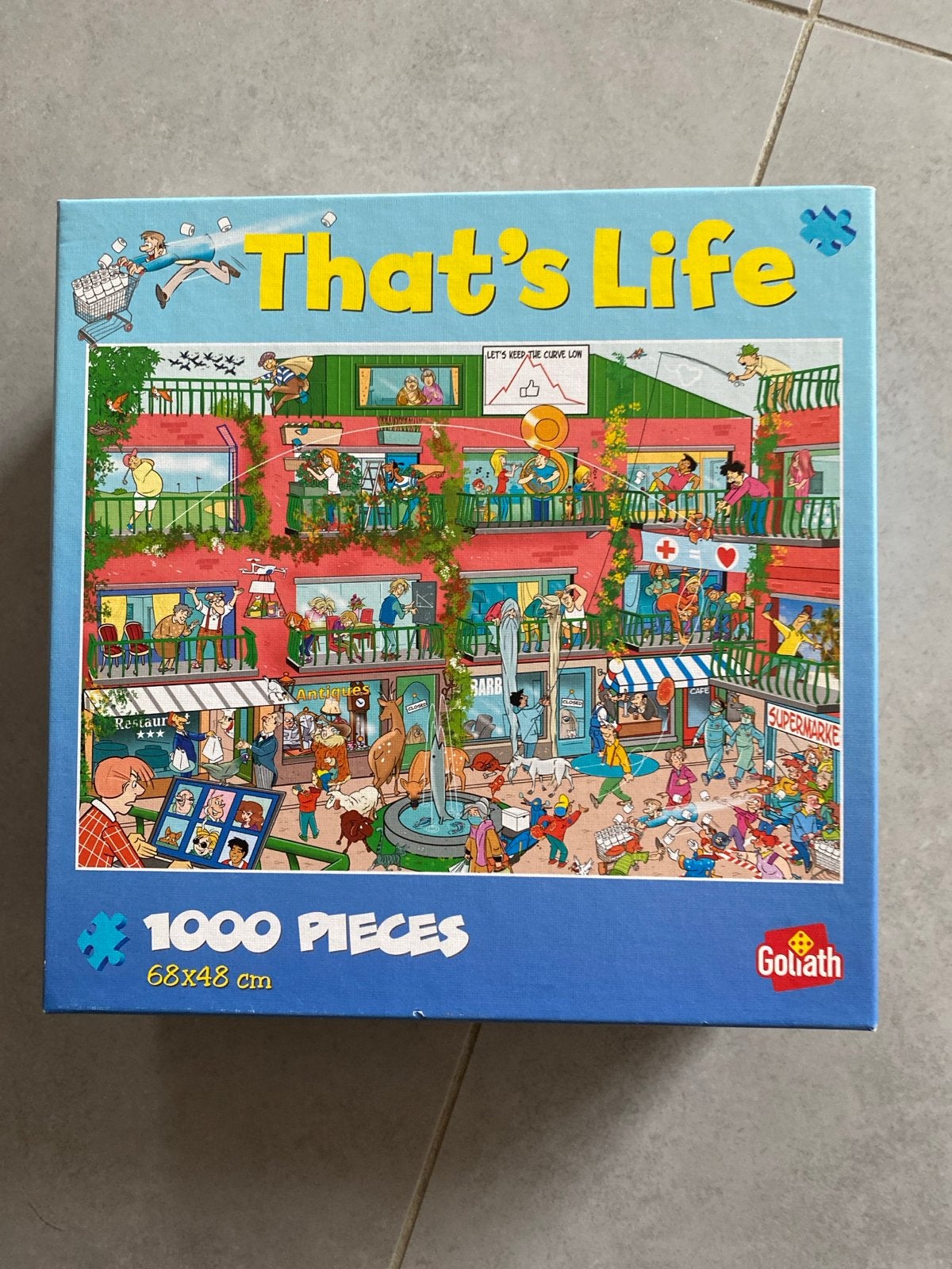 Goliath That's Life no 918198 Legpuzzel 1000 stukjes, Ophalen of Verzenden, 500 t/m 1500 stukjes, Zo goed als nieuw, Legpuzzel