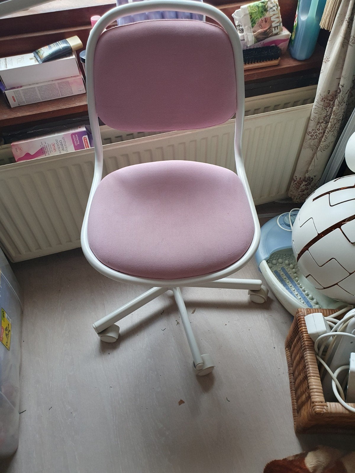 Roze kinder bureaustoel, Ophalen of Verzenden, Gebruikt, Roze, Bureaustoel
