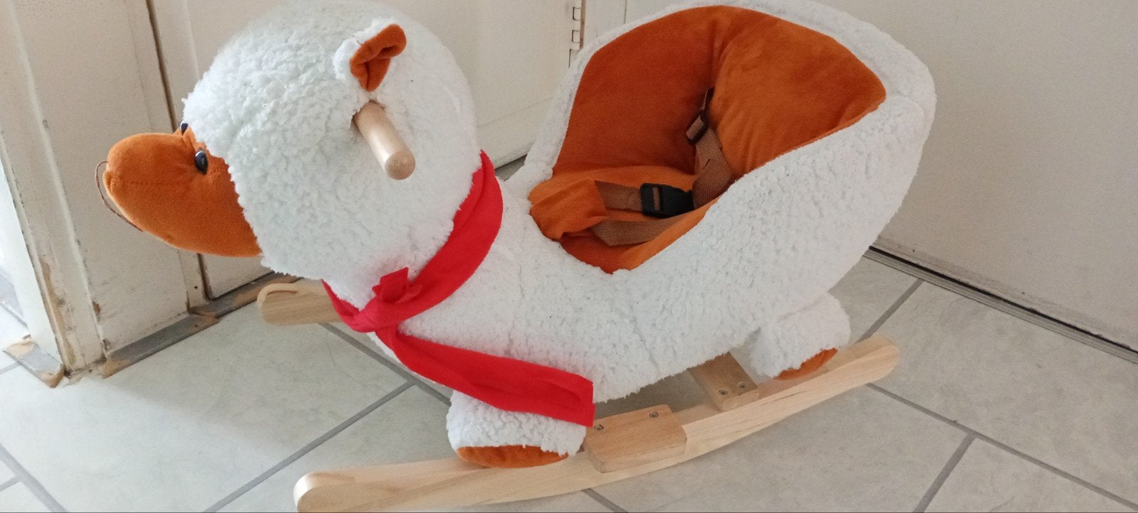 Hobbelschaap met geluid, Ophalen