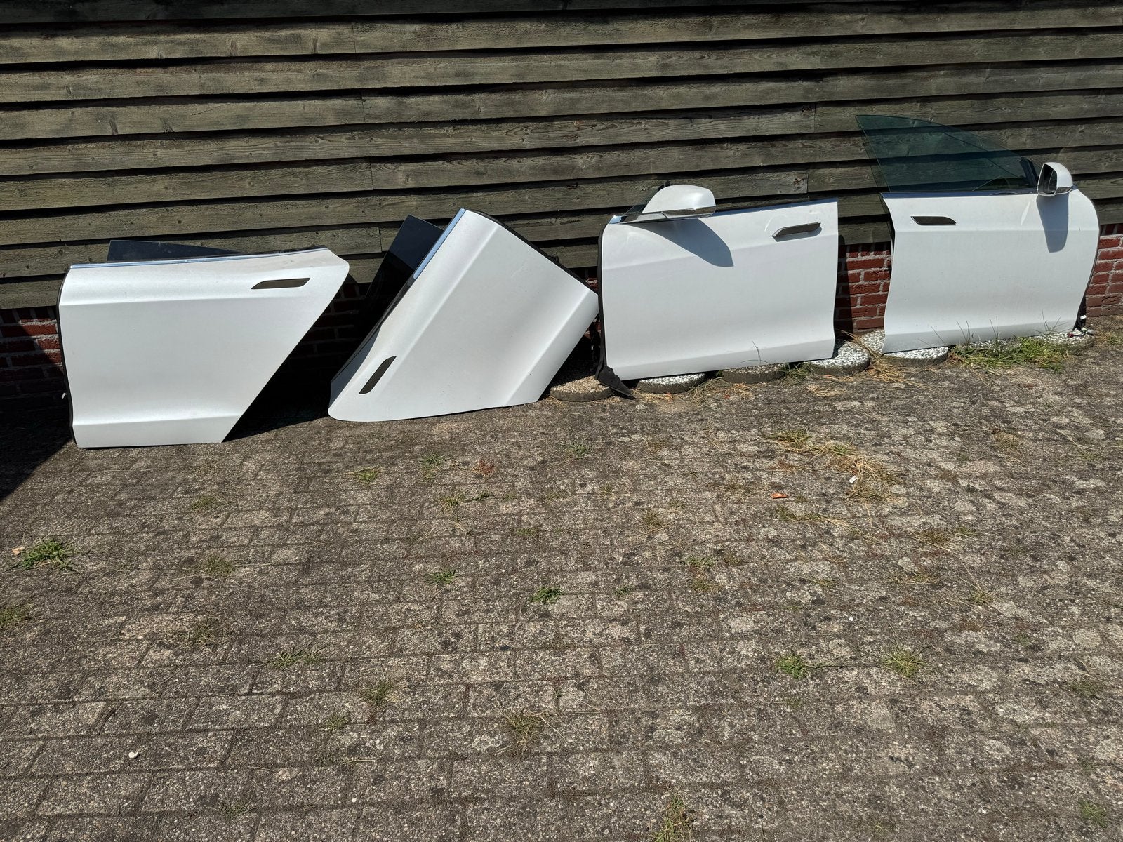 Tesla S, 4 deuren, 4 luchtveren en 2 stoelen, Auto-onderdelen, Ophalen, Gebruikt, Deur