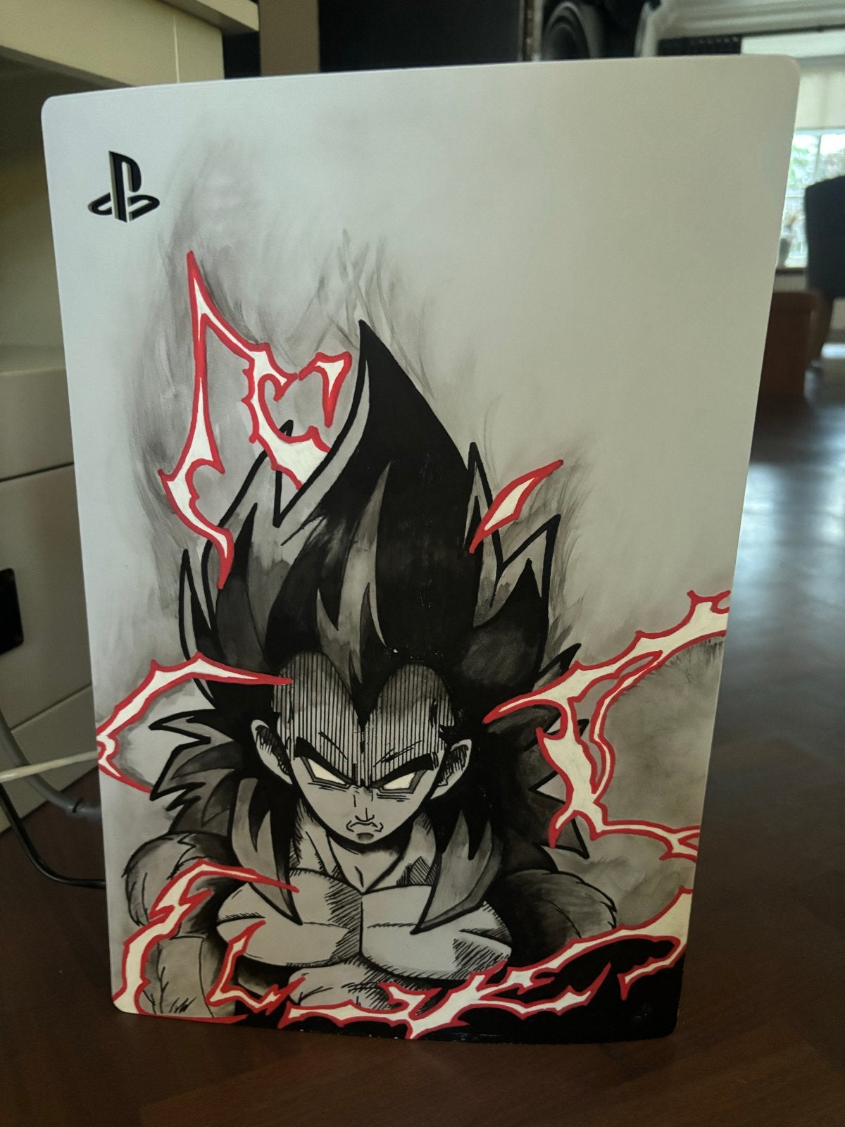 PlayStation 5 Dragon Ball Z Cover console cover, Ophalen of Verzenden, Zo goed als nieuw