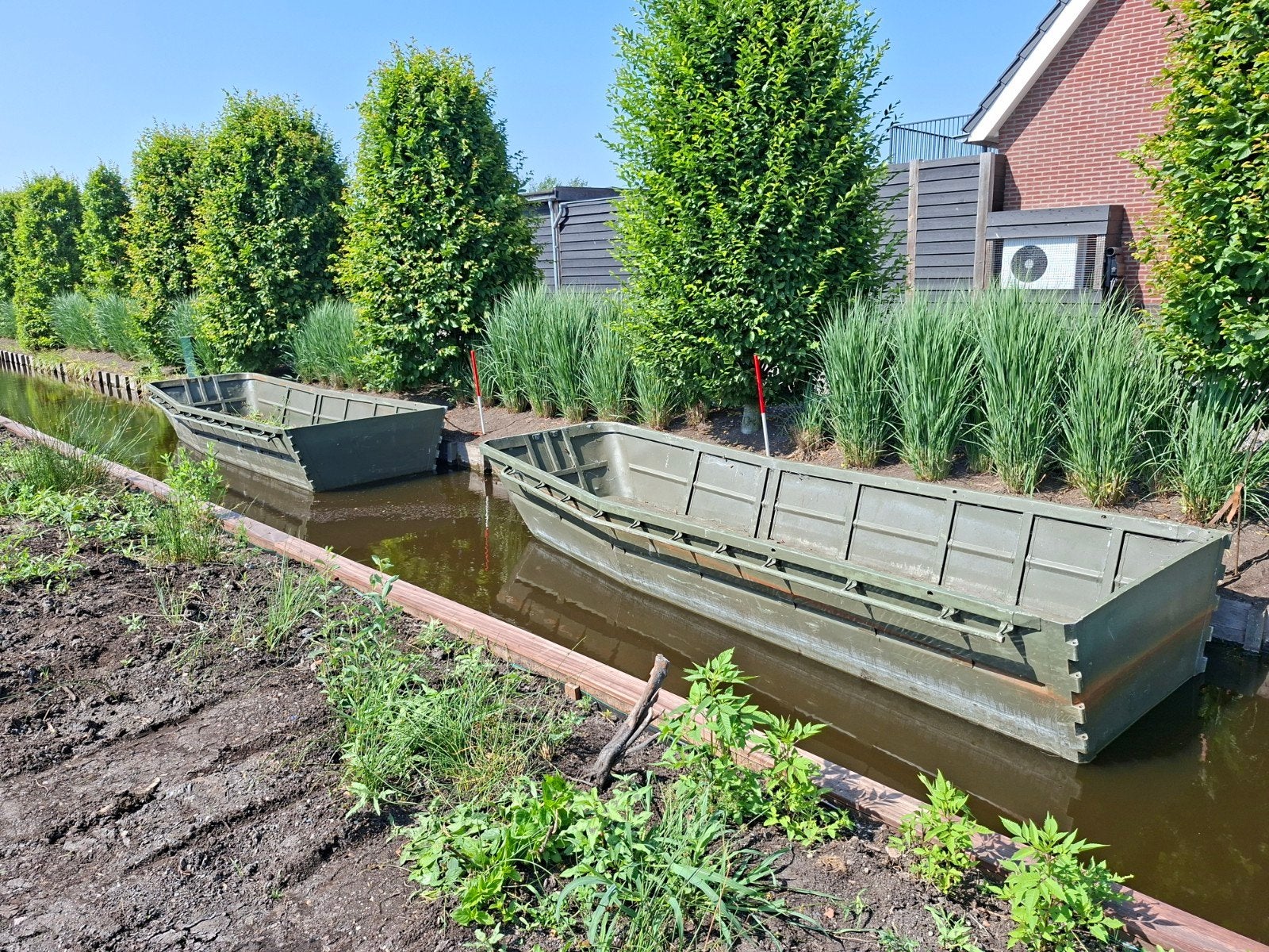 Verhuur: Koppelbunnen, Pontons, Rijplaten, Bouwkeet & meer, Ophalen of Verzenden