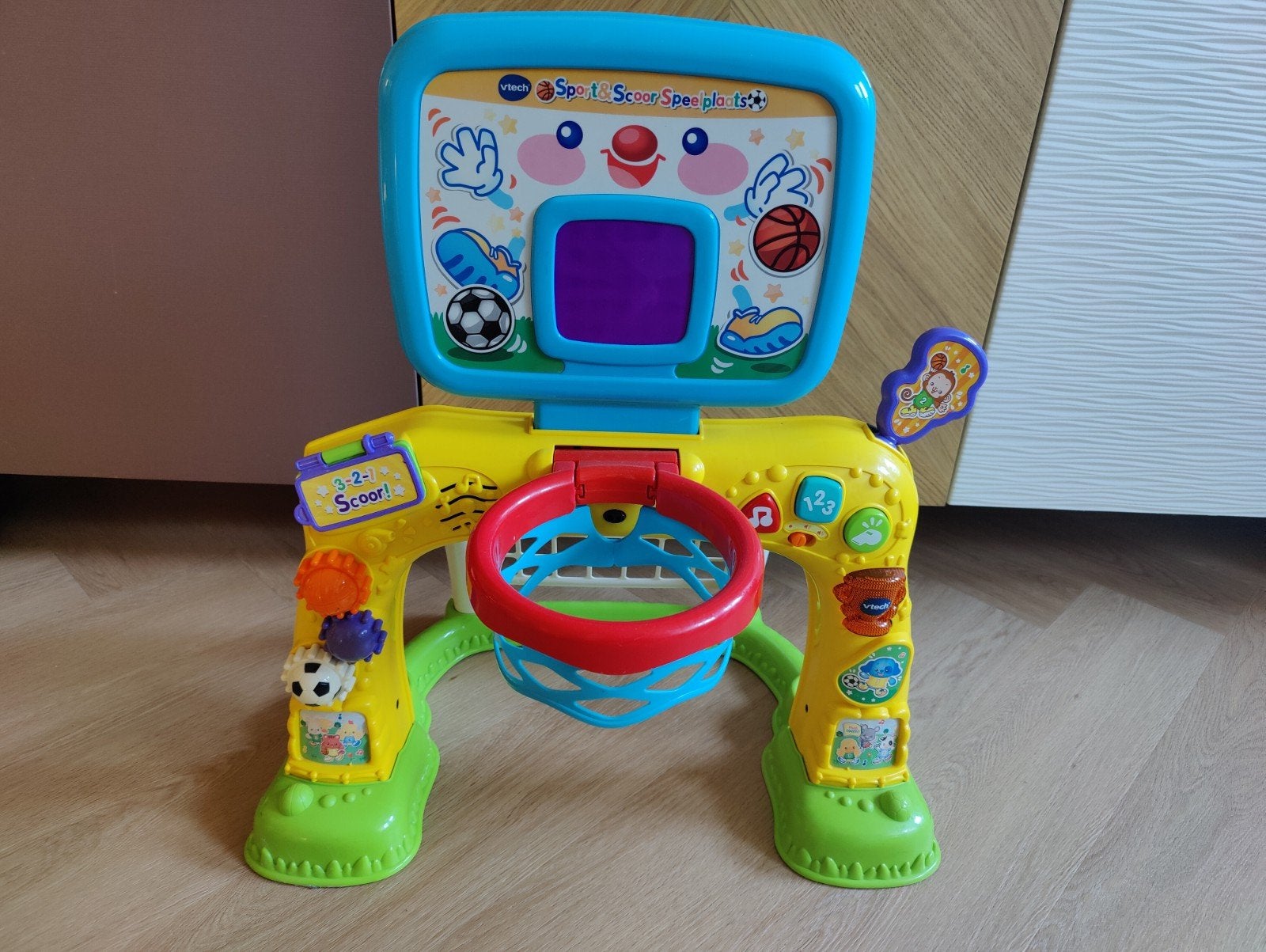 VTech Speel & Leer Basketbal Hoepel - Interactief Speelgoed, Ophalen, Gebruikt, 6 maanden tot 2 jaar