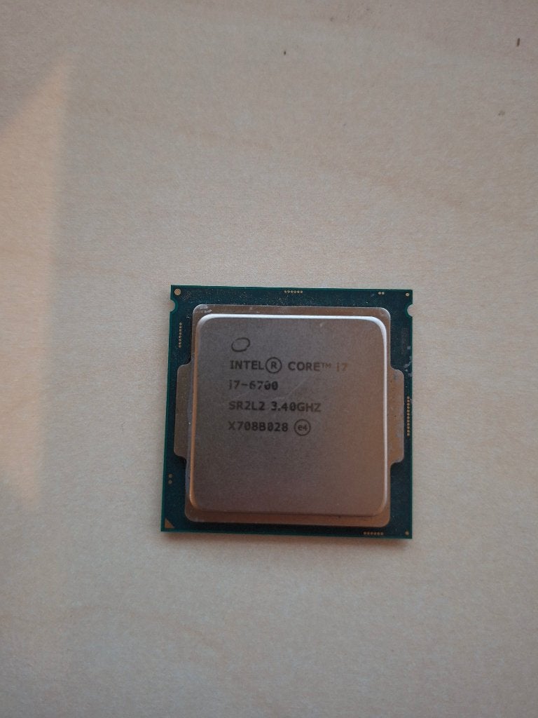 Intel Core i7-6700 CPU LGA1151 3.4GHz quad-core, Computers en Software, Ophalen of Verzenden, Gebruikt, 3 tot 4 Ghz