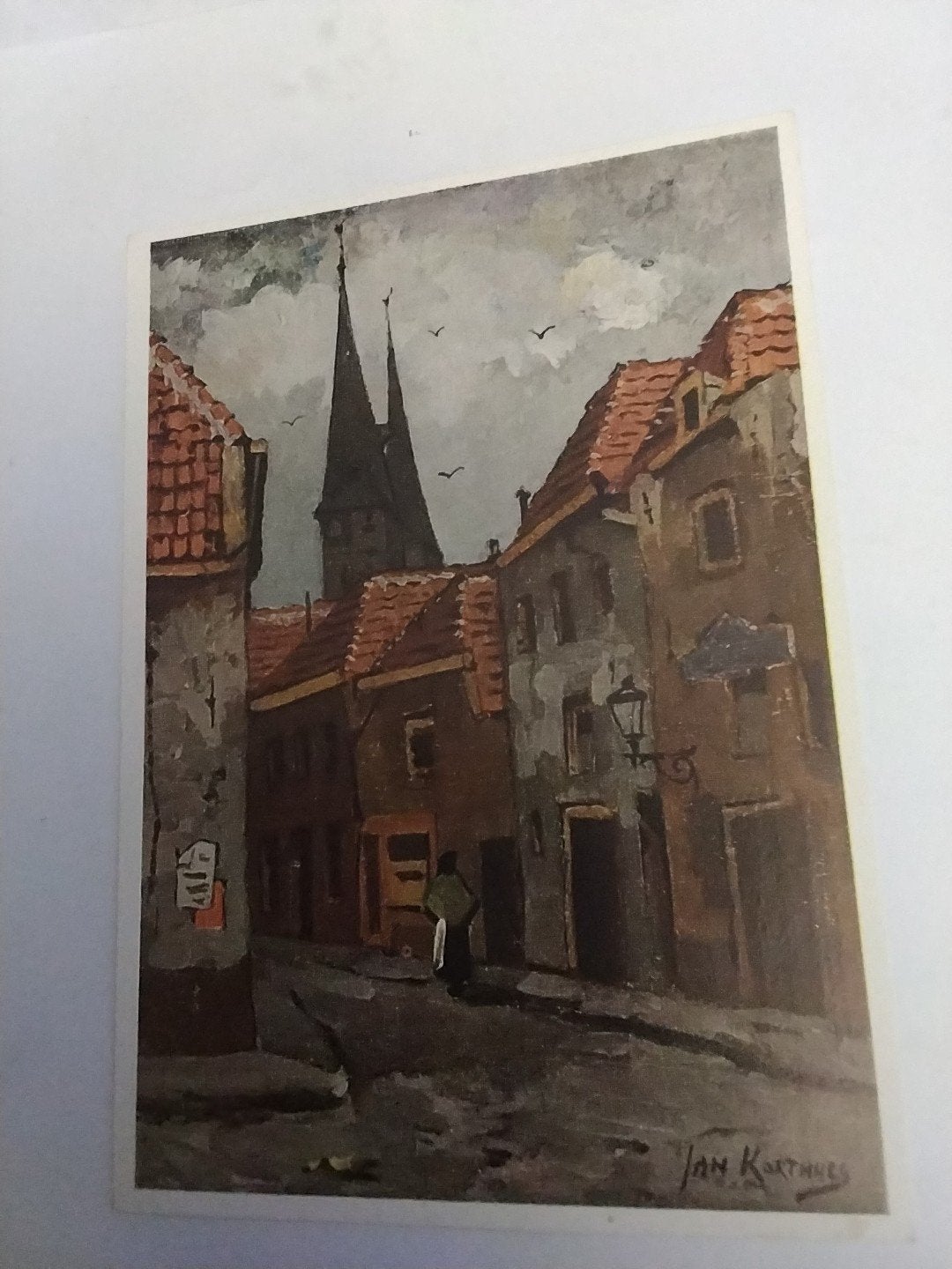Ansichtkaart Jan Korthals - Roggestraat te Deventer, Ophalen of Verzenden