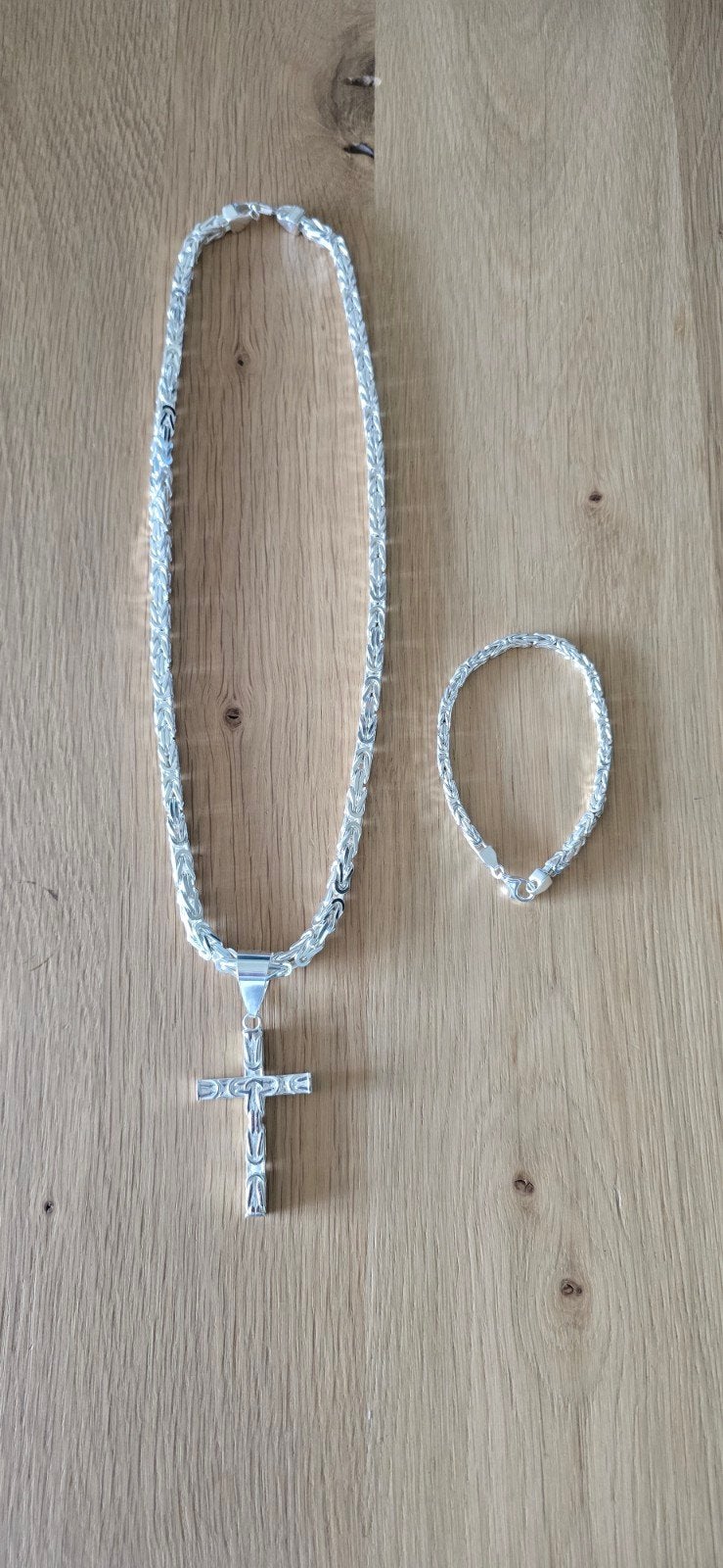 Koningsketting met Koningskruis en Koningsarmaband, Ophalen of Verzenden, Nieuw