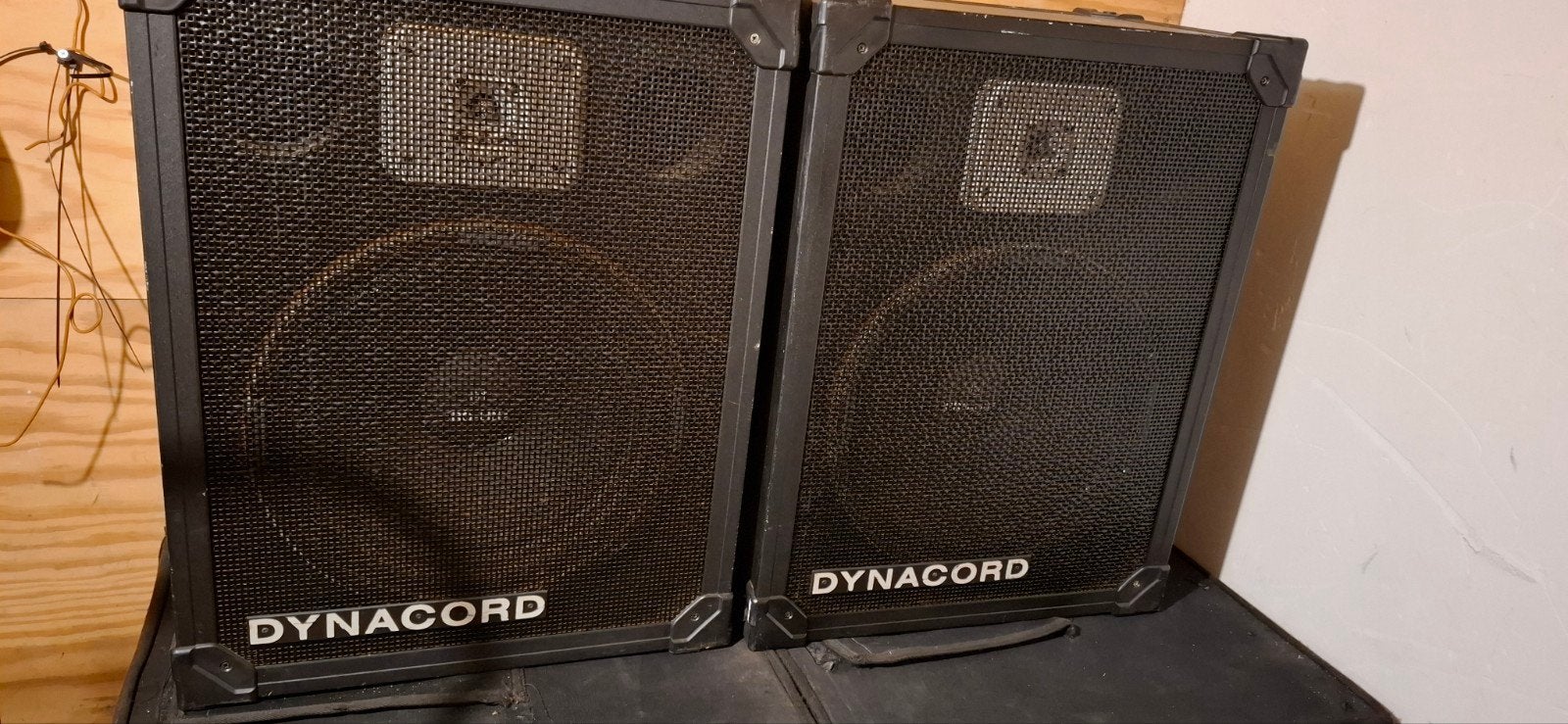Dynacord FE-15.2 Speakerset - Made in West Germany, 150 watt of meer, Gebruikt, Speakerset, Ophalen of Verzenden