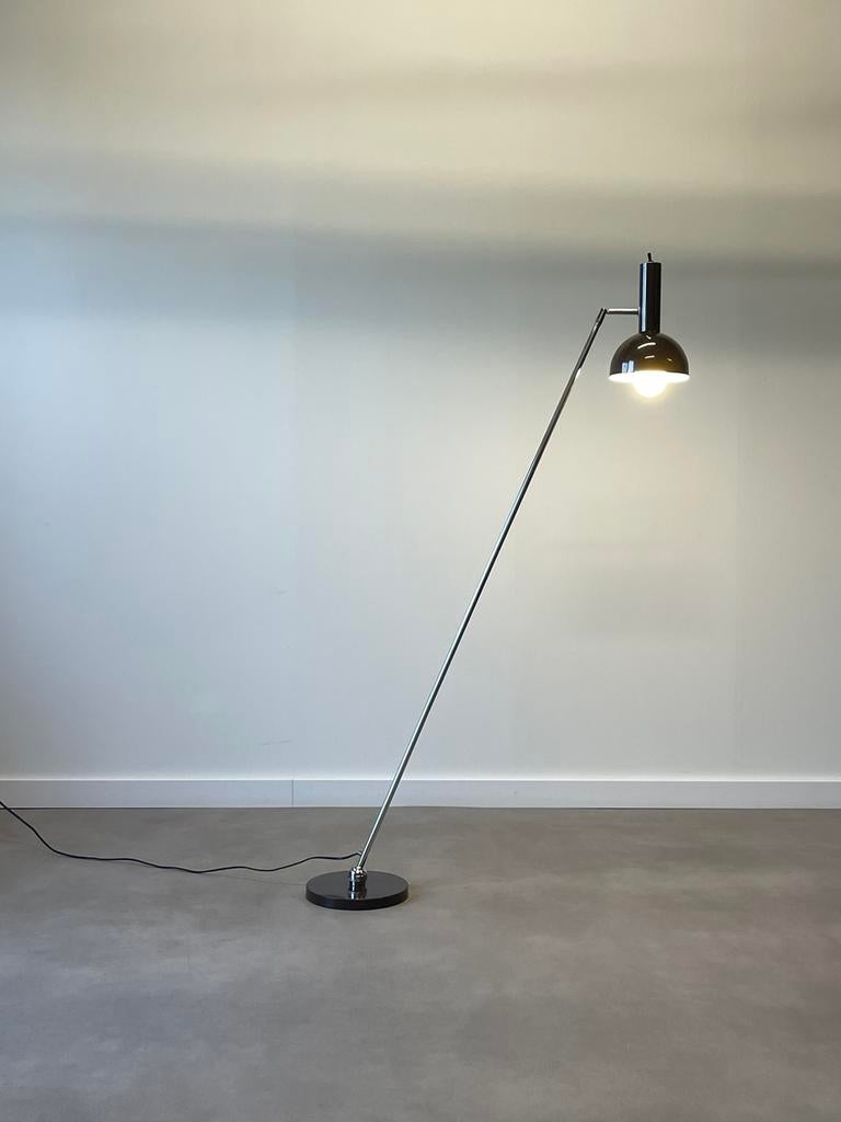 Vintage Hala Zeist "ball in socket" vloerlamp, Ophalen, Gebruikt, 150 tot 200 cm