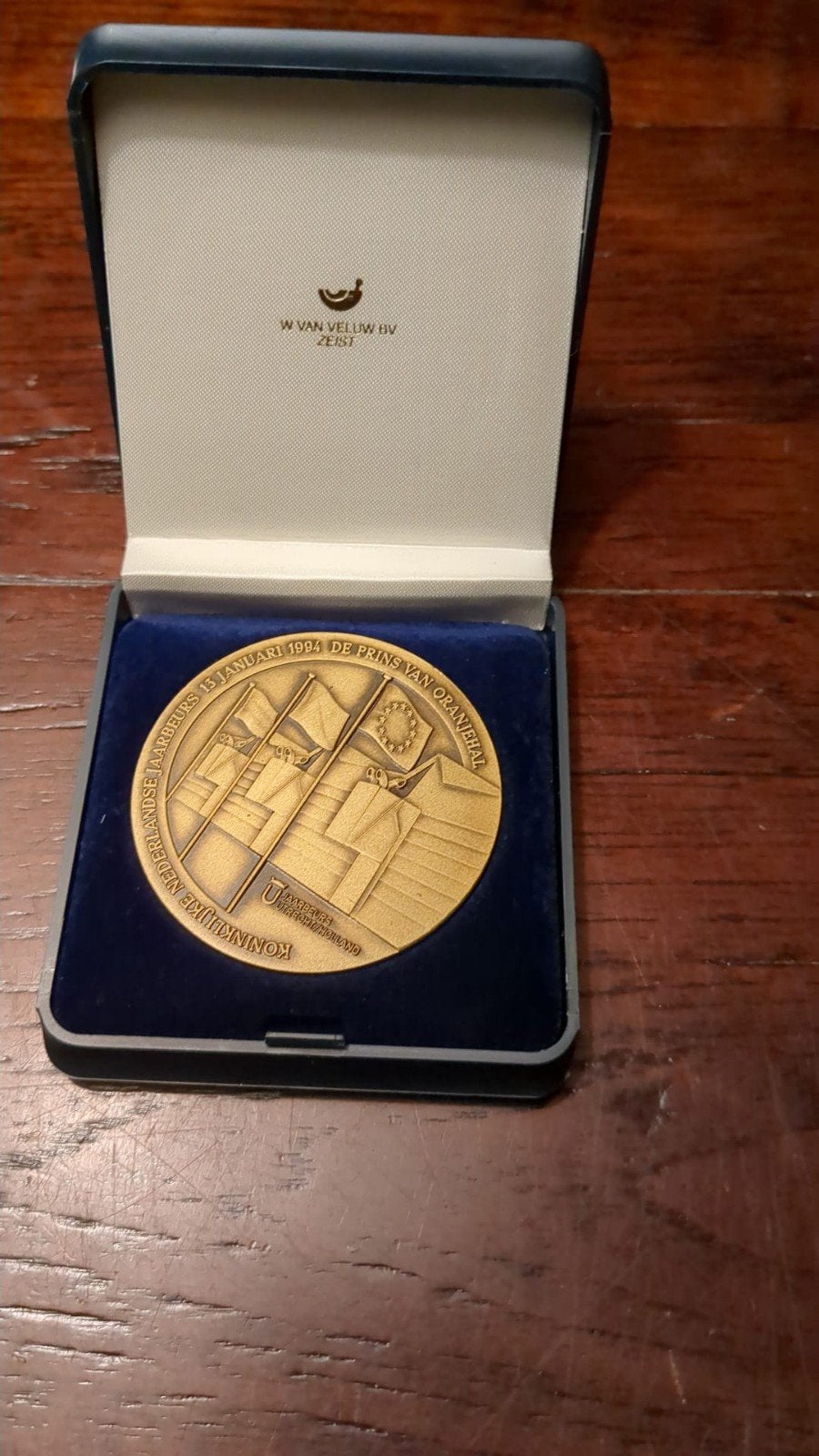 Bronzen herdenkingspenning, Postzegels en Munten, Penningen en Medailles, Ophalen of Verzenden, Brons, Nederland
