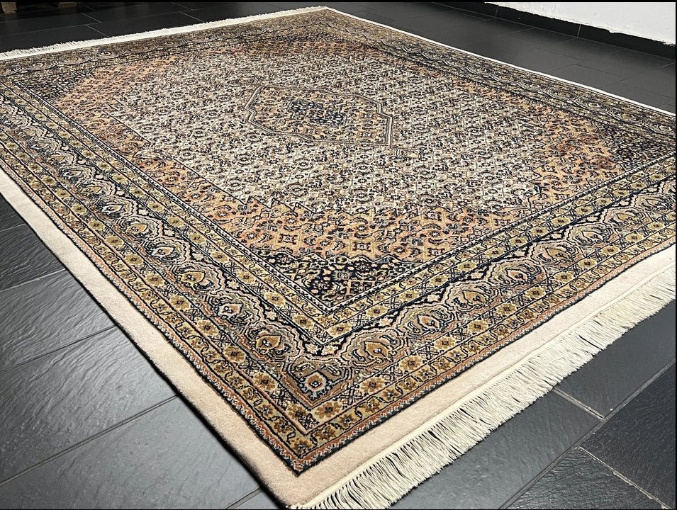 Bidjar vloerkleed 255 x 305 cm originele handgeknoopt, Ophalen, Gebruikt, Klassiek, 200 cm of meer