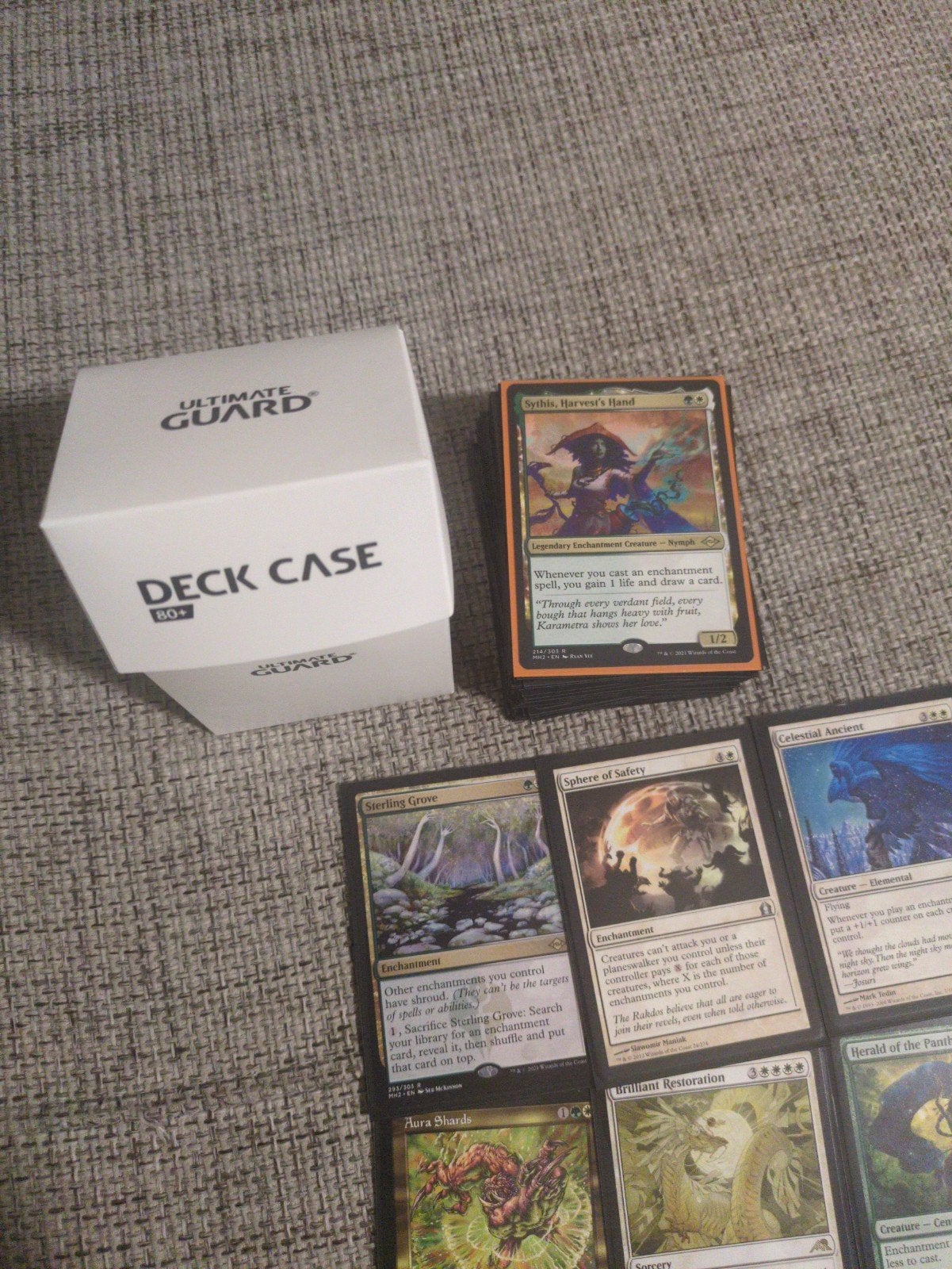 Mtg Enchantment Commander Deck, Ophalen of Verzenden, Zo goed als nieuw, Speeldeck