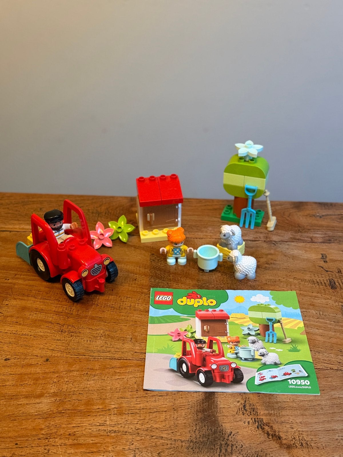 Lego Duplo 10950 Boerderij Tractor en Dieren, Kinderen en Baby's, Ophalen, Overige thema's, Zo goed als nieuw, Compleet