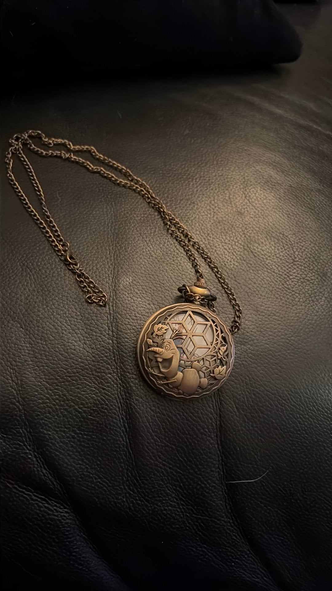 Olaf zakhorloge met nieuwe batterij, Sieraden, Tassen en Uiterlijk, Horloges | Dames, Overige merken, Overige materialen, Zakhorloge