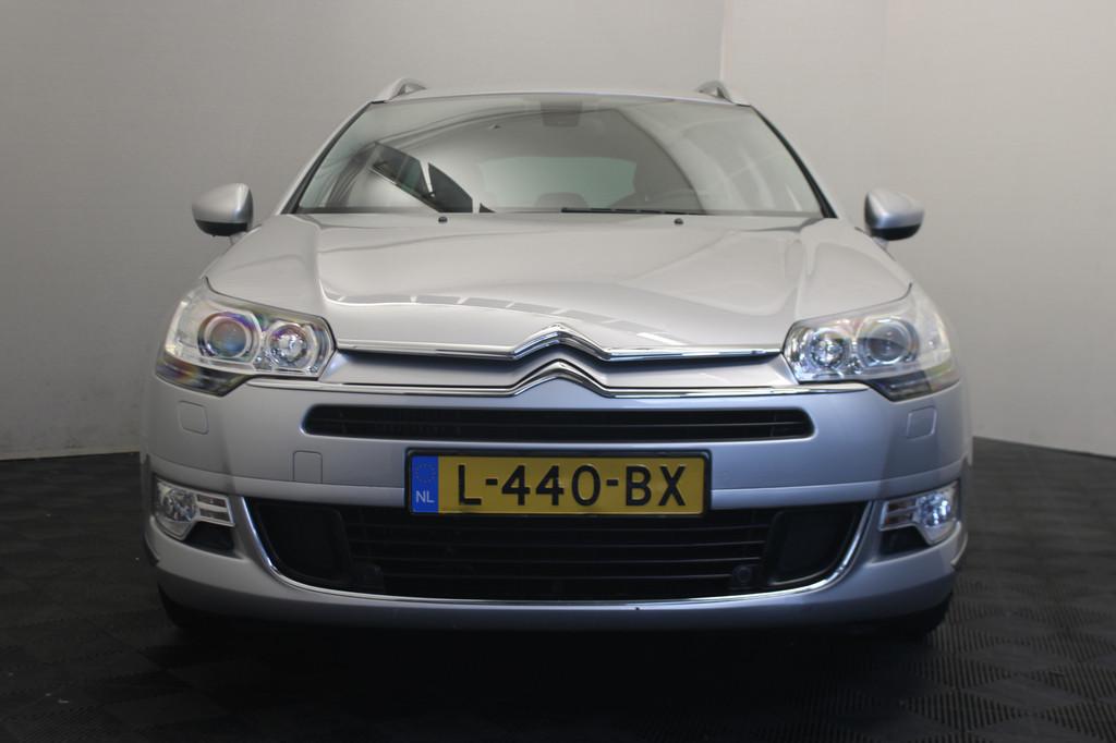 Citroën C5 Tourer 1.6 THP Exclusive |Massage|Camera|Stoelve, Euro 5, Gebruikt, Zwart, Leder en Stof