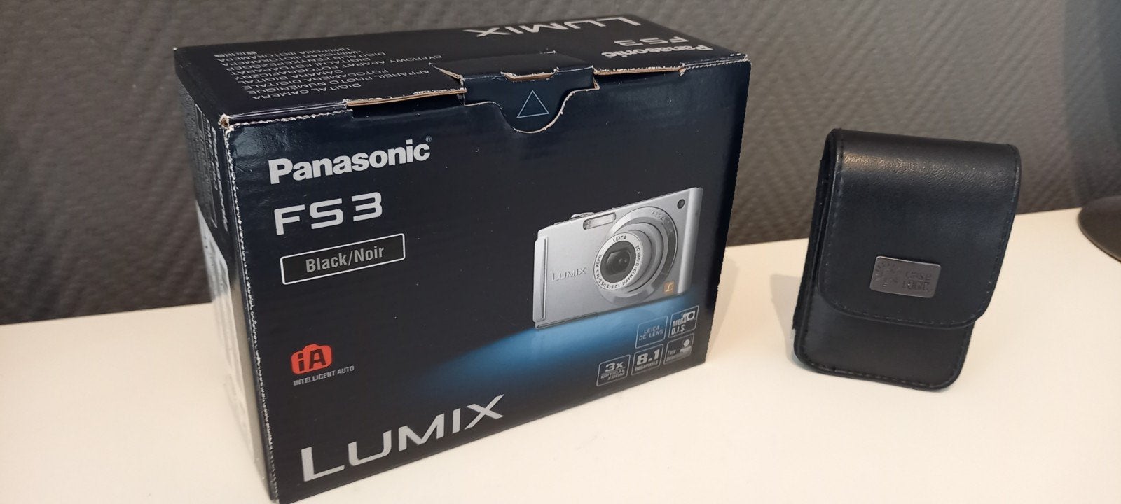Retro Camera 2008 Nieuw Bewaard! Y2K Leica Panasonic DMC-FS3, Panasonic, Oplader, Nieuw, Ophalen of Verzenden