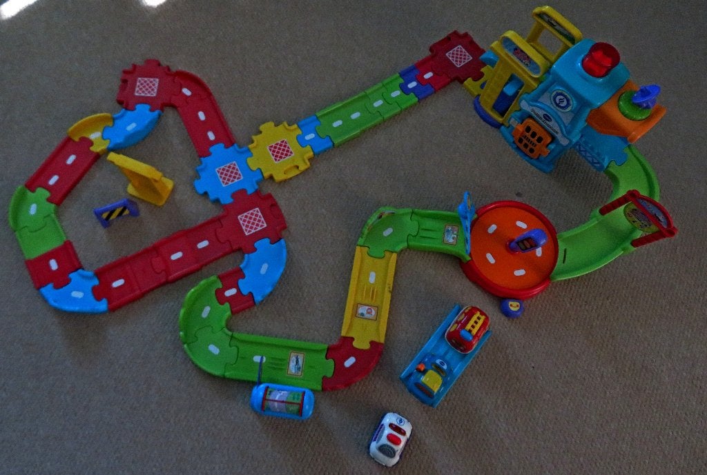 Vtech toet toet autobaan, Ophalen of Verzenden, Gebruikt, 6 maanden tot 2 jaar