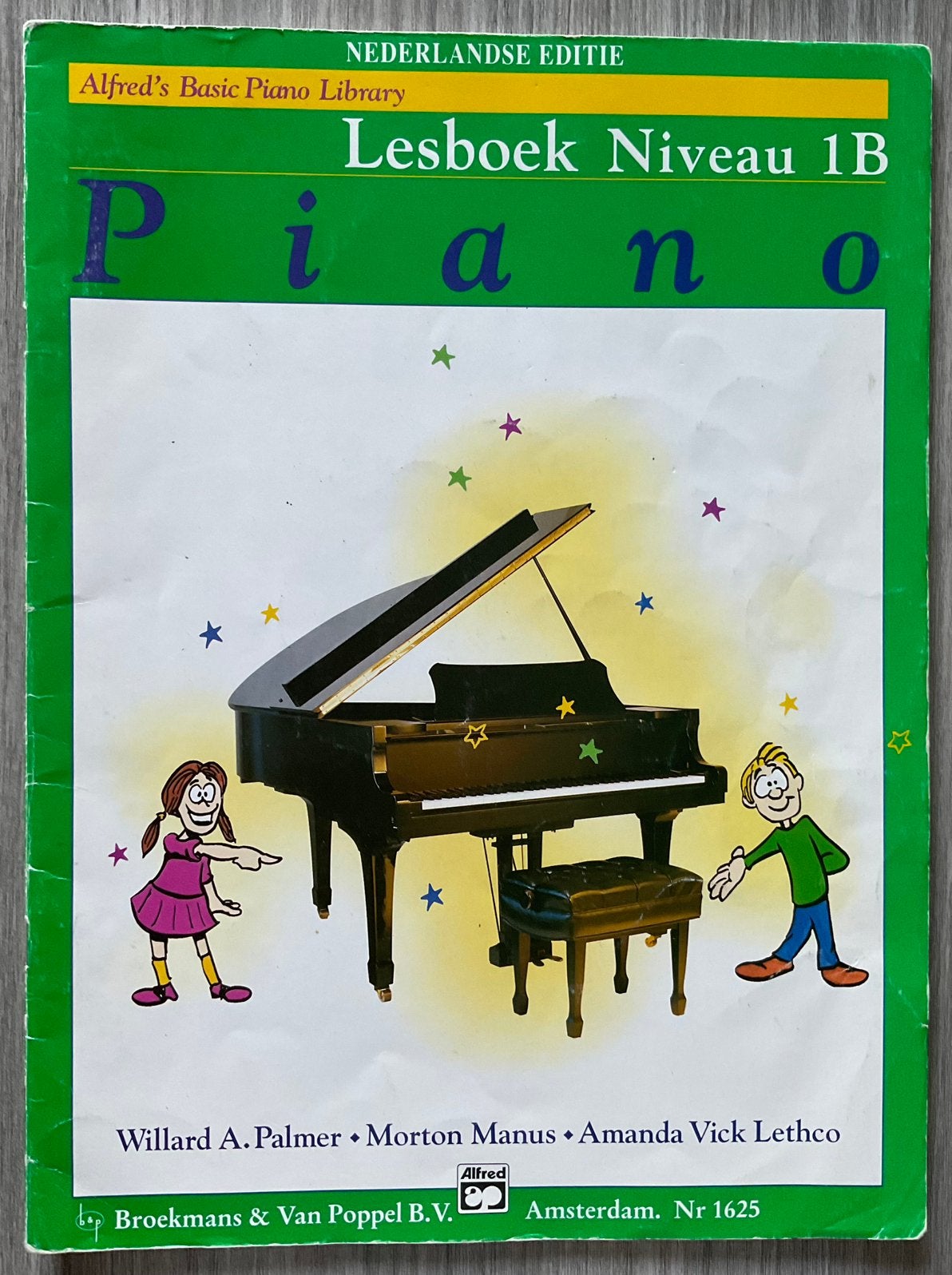 Alfred's Basic Piano Library, Lesboek Niveau 1B, Ophalen of Verzenden, Gebruikt