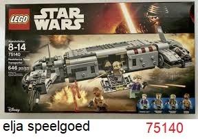 Lego Star Wars 75140 Resistance Troop Transporter NIEUW 2016, Lego, Nieuw, Ophalen of Verzenden, Complete set