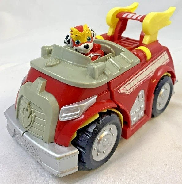 PAW Patrol Mighty Pups Super Paws Brandweerwagen Marshall, Coolsingel 104, 3011 AG Rotterdam, Netherlands, Verzenden, Zo goed als nieuw