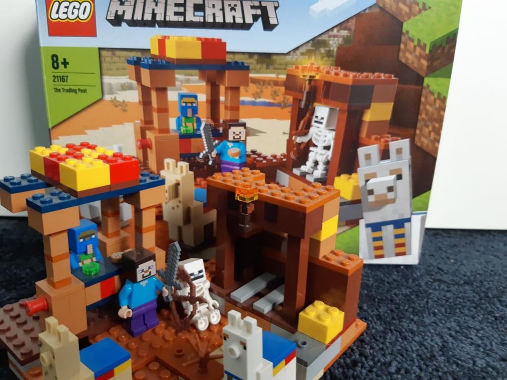 Lego Minecraft set 21167 Traidingpost, Compleet, Minecraft, Lego, Ophalen of Verzenden