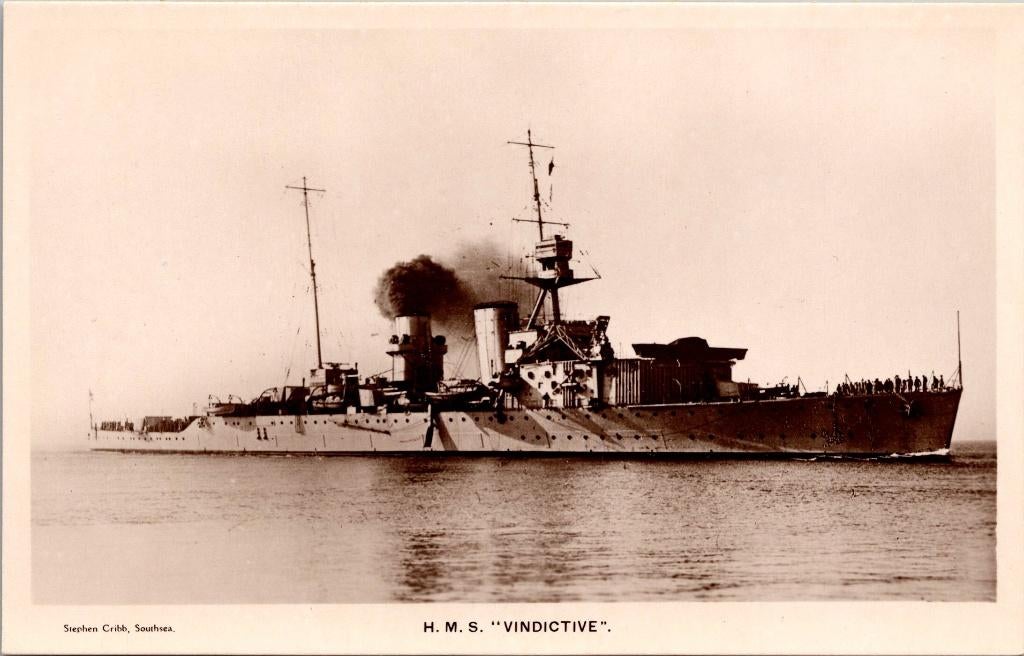 HMS Vindictive | Postcard Royal Navy England, Verzenden, Voor 1920, Ongelopen, Engeland